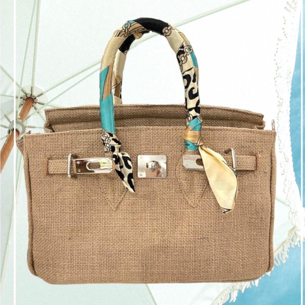 WOVEN Brookie solid Coffee Jute